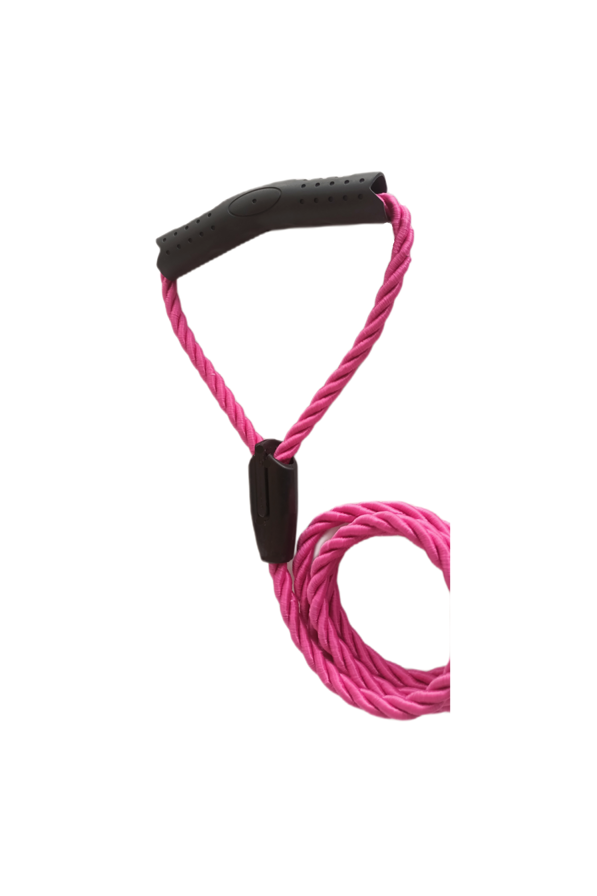 Lisinya205 Üçlü Sarmallı Köpek Gezdirme Halatı 1 cm-120 cm Pembe