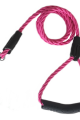 Lisinya205 Üçlü Sarmallı Köpek Gezdirme Halatı 1 cm-120 cm Pembe