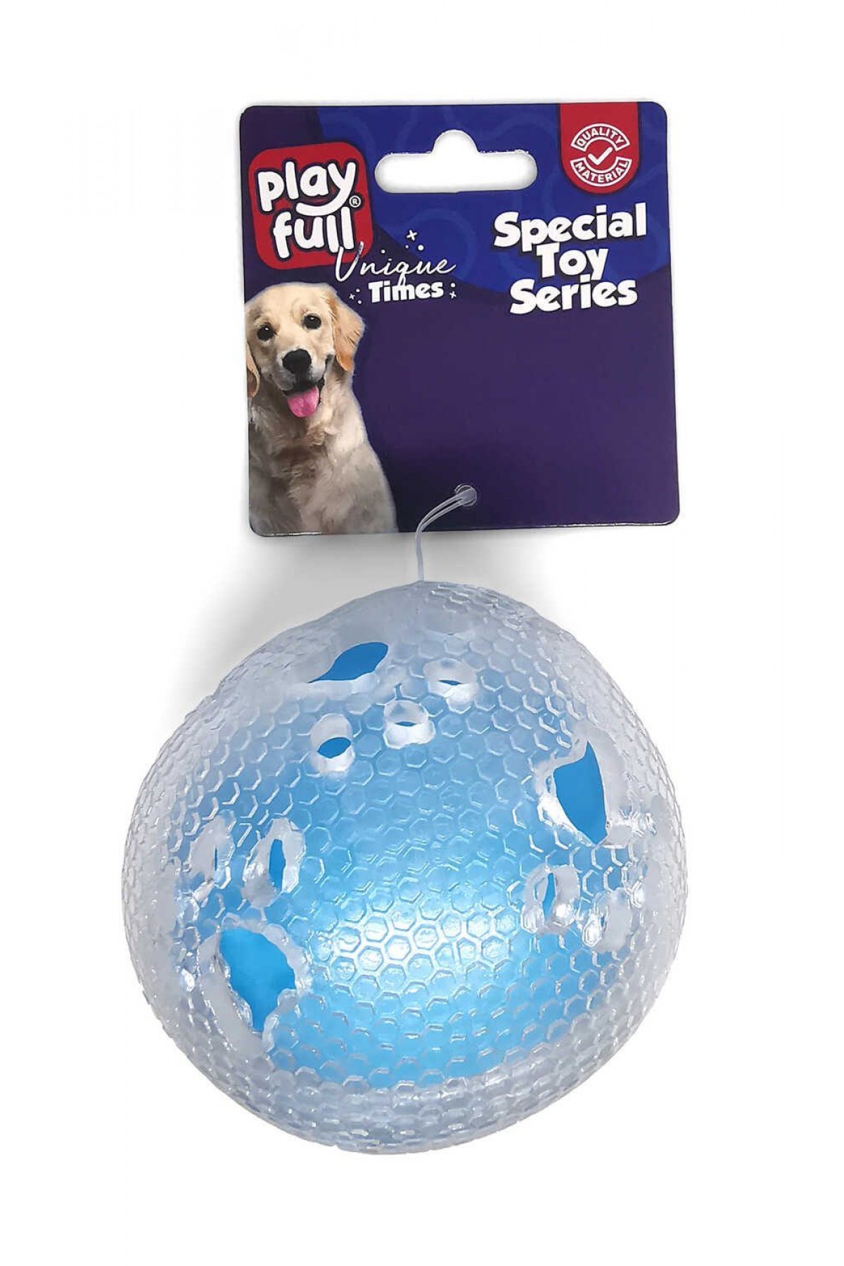 Lisinya205 Kauçuk Sesli Top Köpek Oyuncağı 7,5 Cm