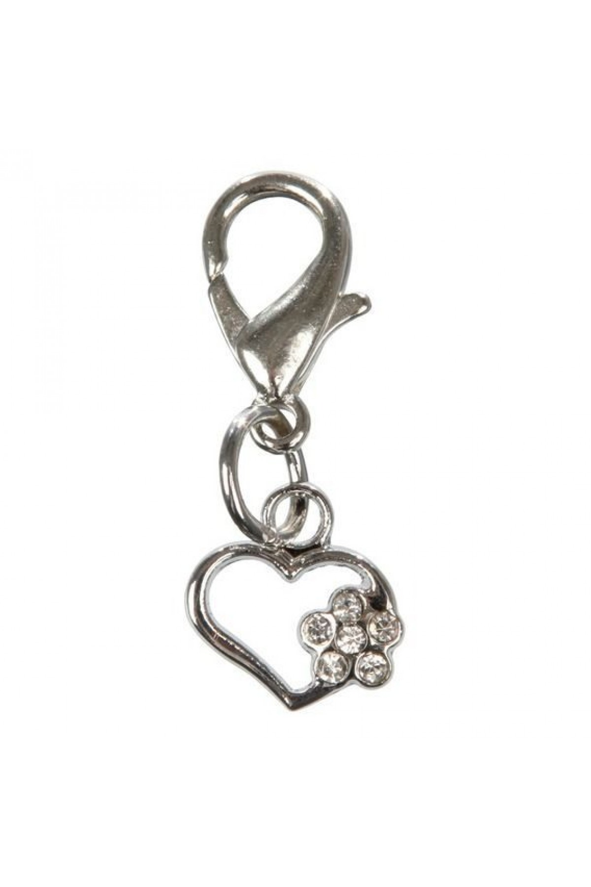 Lisinya205 Kedi Köpek Boyun Tasma Süsü Kalp Ve Çiçek Desenli 16x12 mm