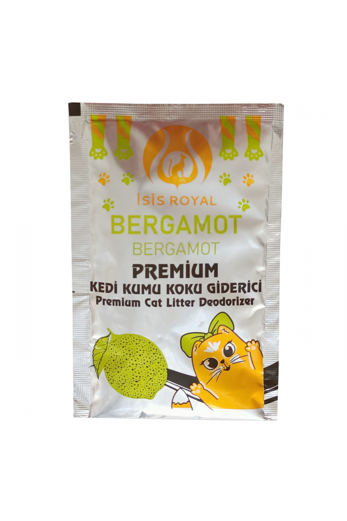 Lisinya205  Kedi Kumu Koku Giderici 25 gr Bergamot Kokulu