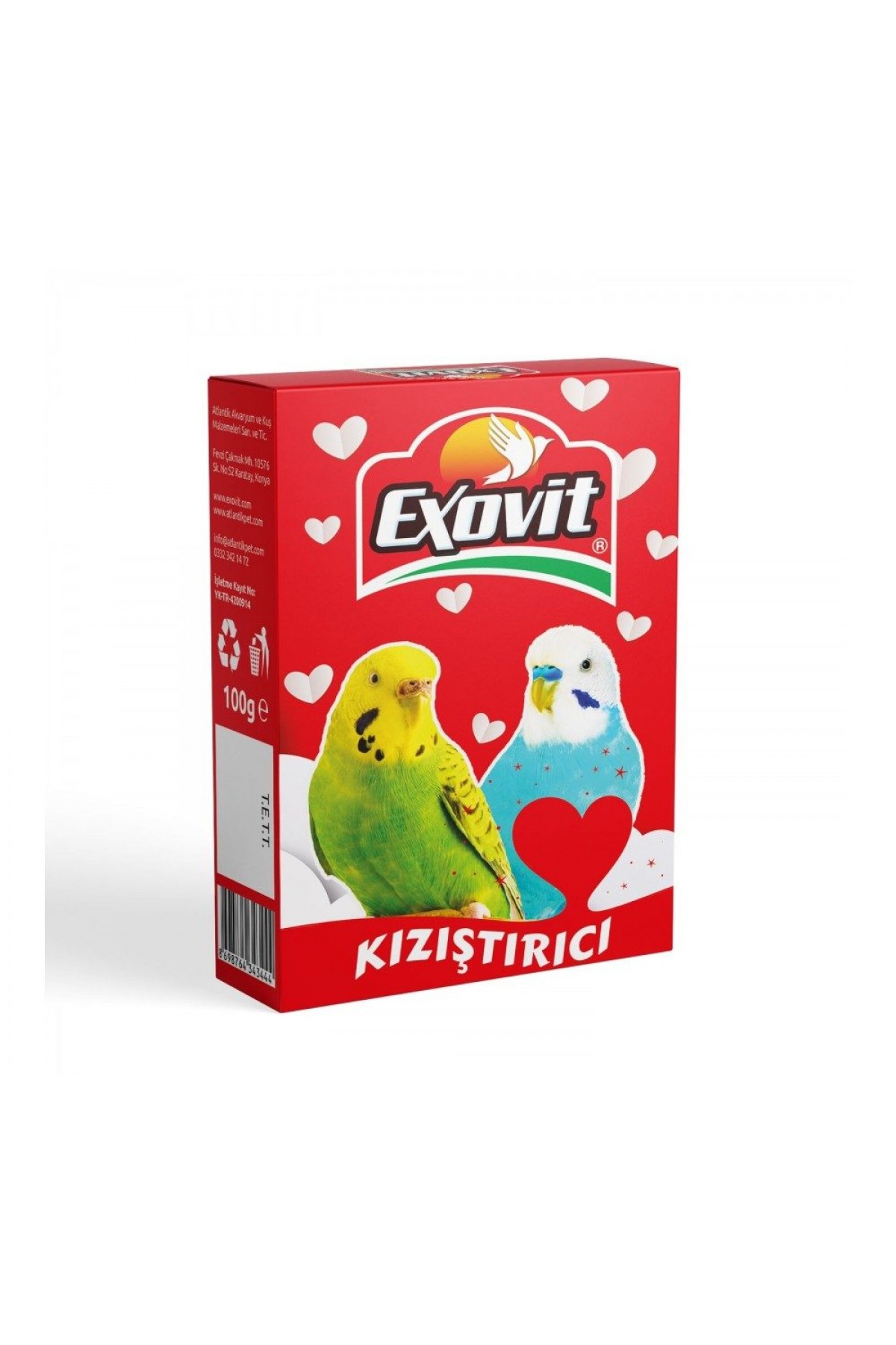 Lisinya205 Muhabbet Kuş Kızıştırıcı 100 gr