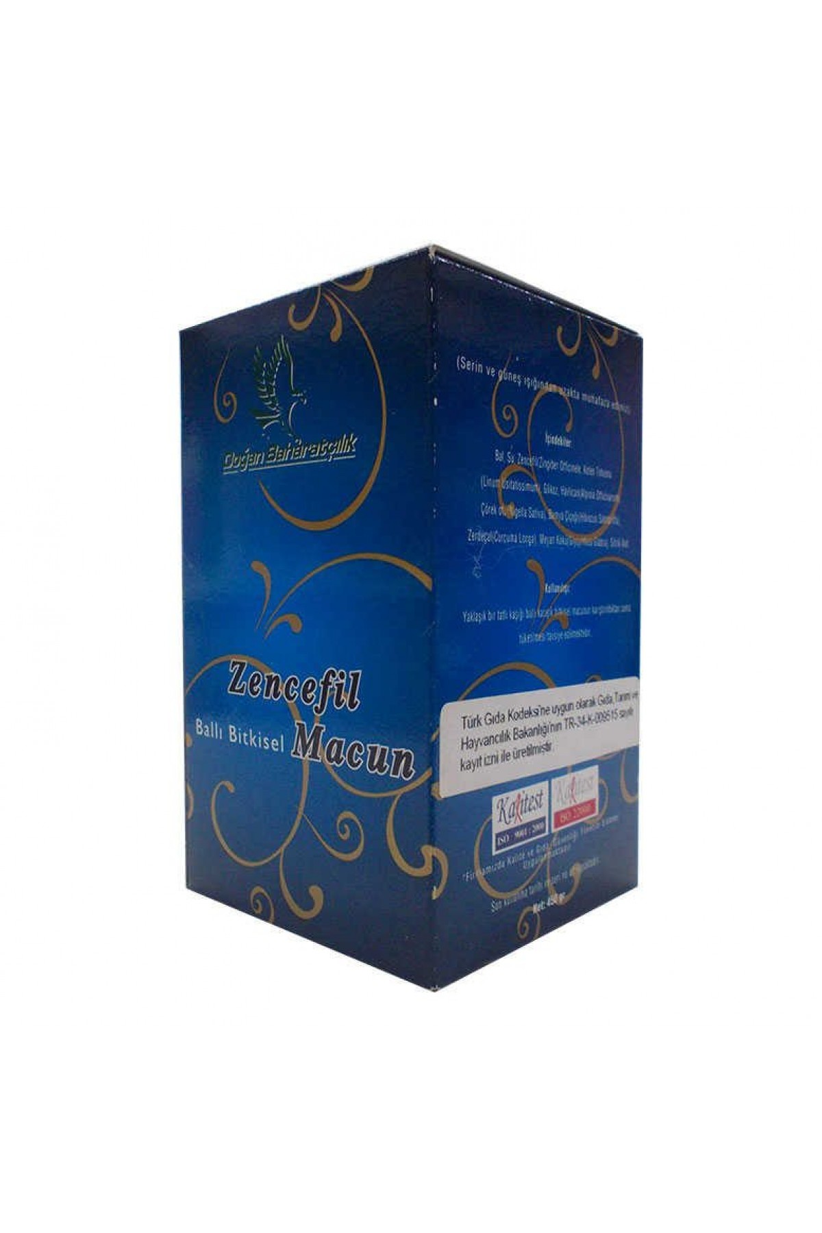 Lisinya214 Zencefilli Ballı Bitkisel Karışım Cam Kavanoz 450 Gr