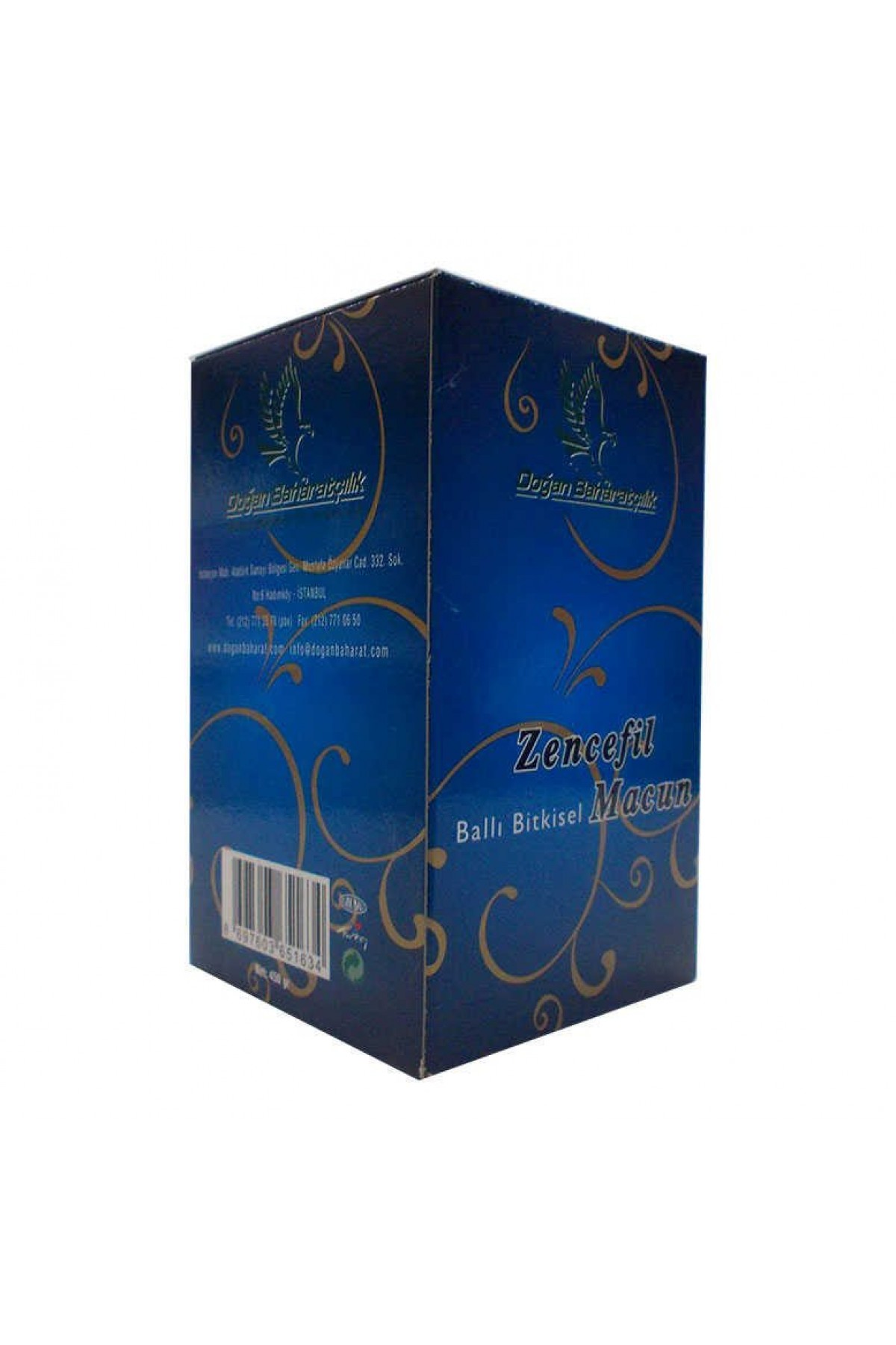 Lisinya214 Zencefilli Ballı Bitkisel Karışım Cam Kavanoz 450 Gr