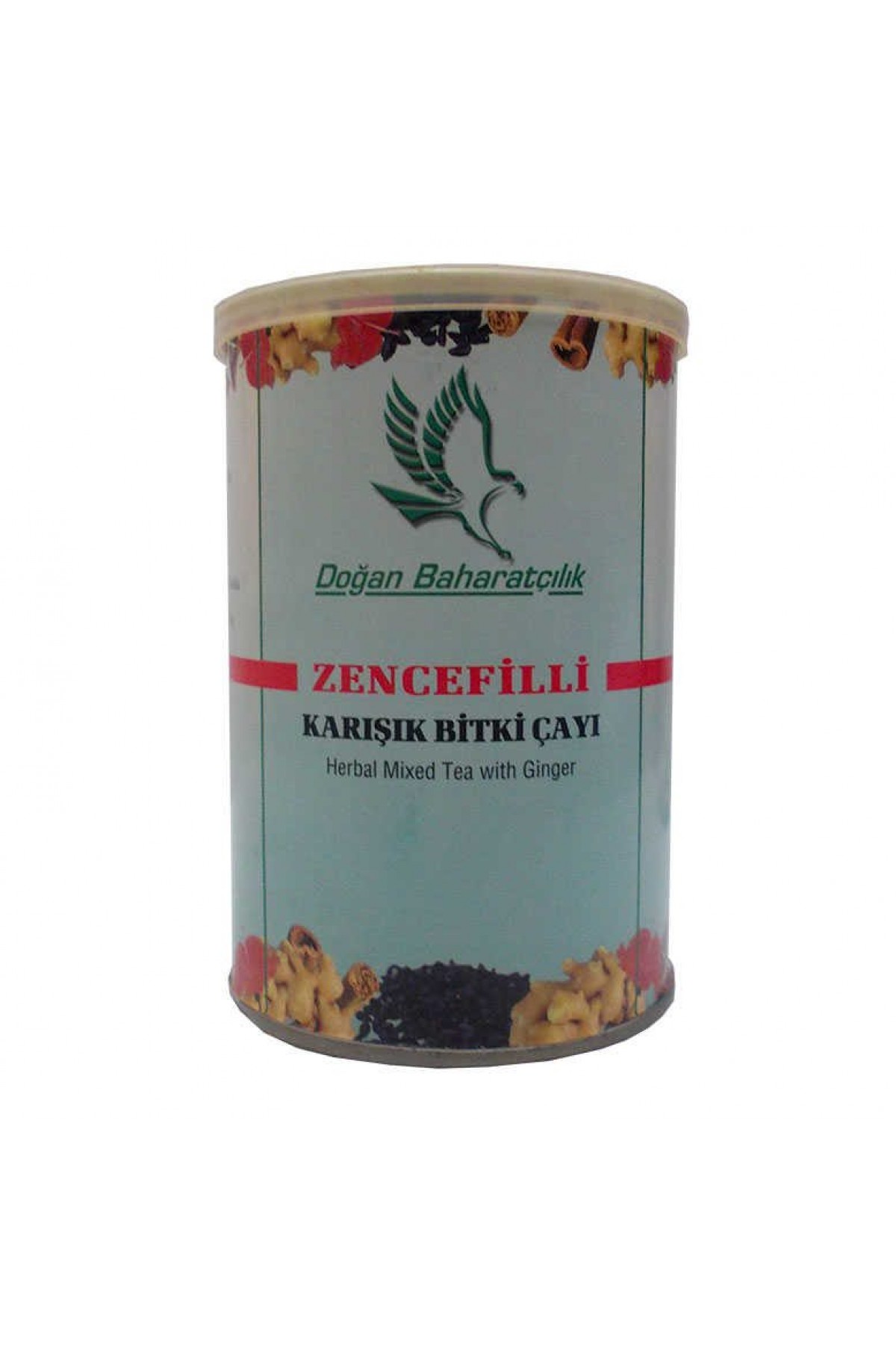 Zencefilli Karışık sel Çay 100 Gr Teneke Kutu Lisinya214 Zencefilli Karışık Bitkisel Çay 100 Gr Teneke Kutu