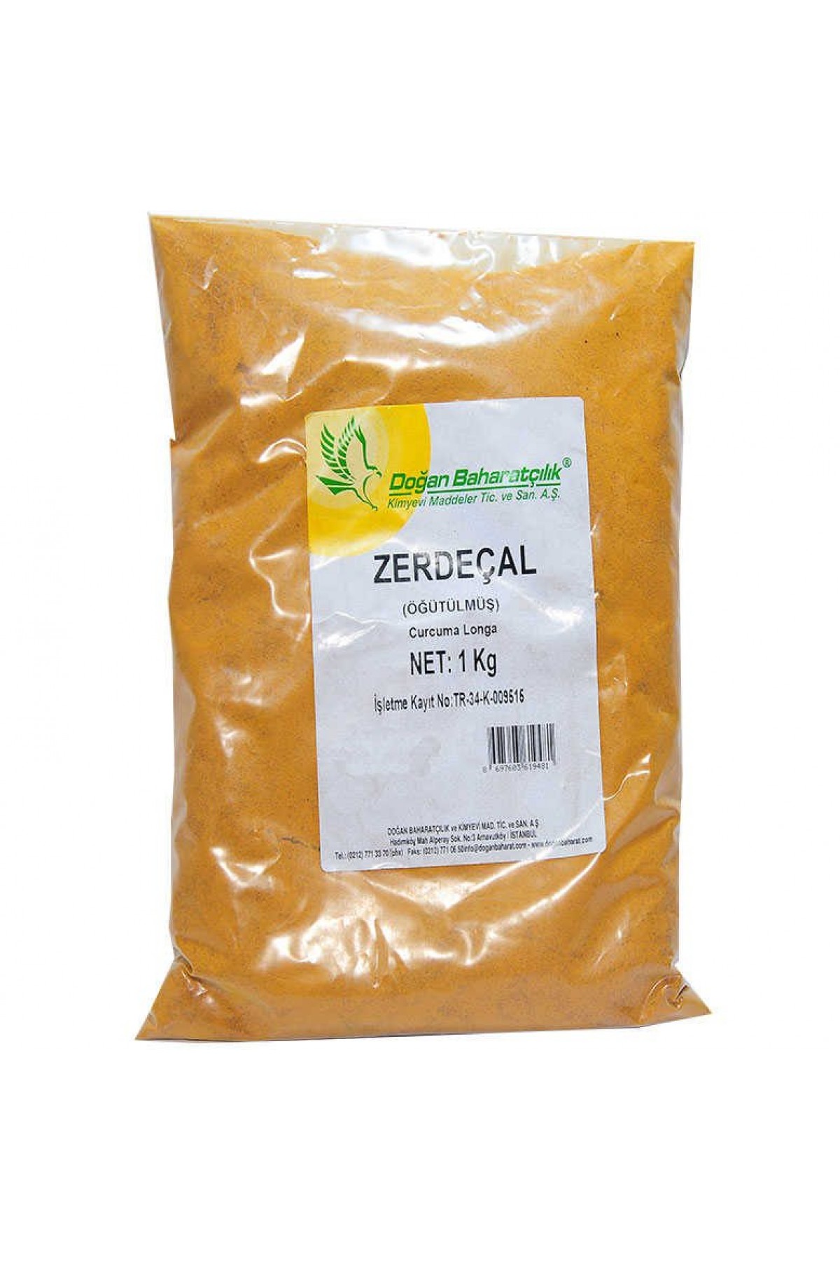 Zerdeçal Kökü Doğal Öğütülmüş 1000 Gr Paket Lisinya214 Zerdeçal Kökü Doğal Öğütülmüş 1000 Gr Paket