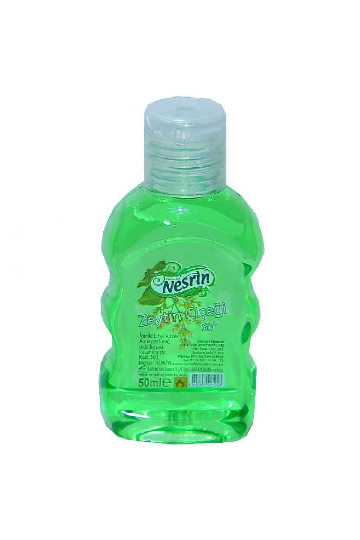 Lisinya214 Zeytin Çiçeği Kolonyası 60 Derece Pet Şişe 50 ML