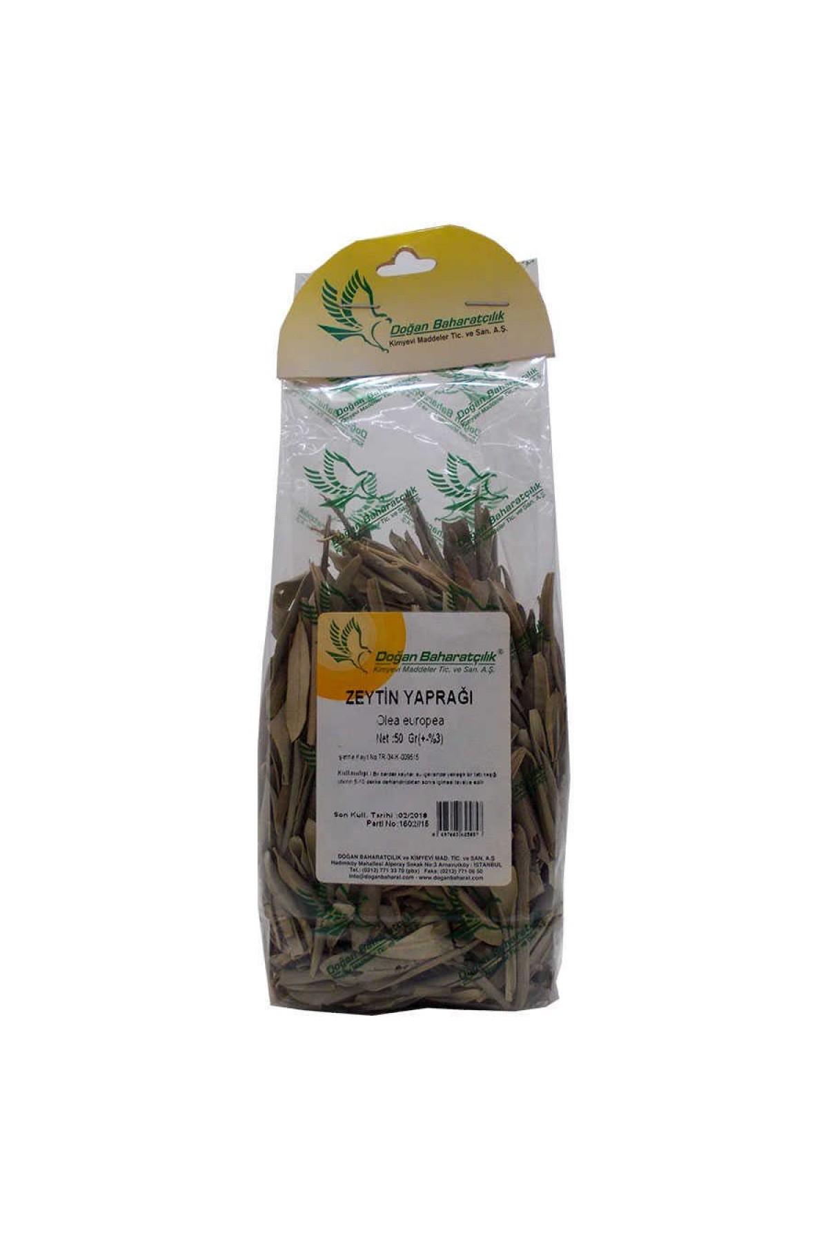Lisinya214 Zeytin Yaprağı Doğal 50 Gr Paket