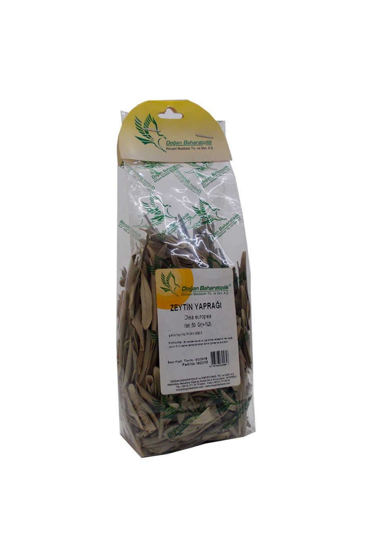 Lisinya214 Zeytin Yaprağı Doğal 50 Gr Paket