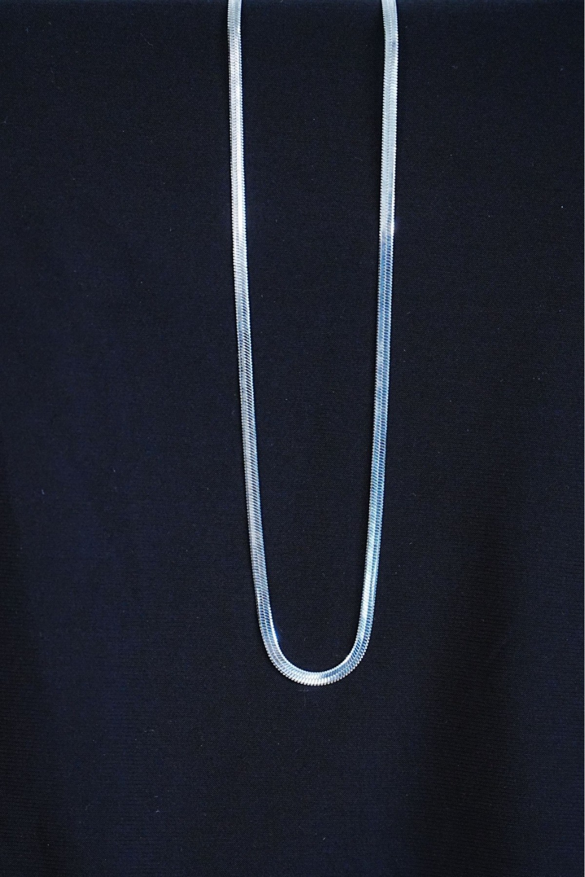 İtalyan Çelik Kolye 45cm 4mm Paslanmaz Gümüş İtalyan Çelik Kolye 45cm 4mm Paslanmaz Gümüş