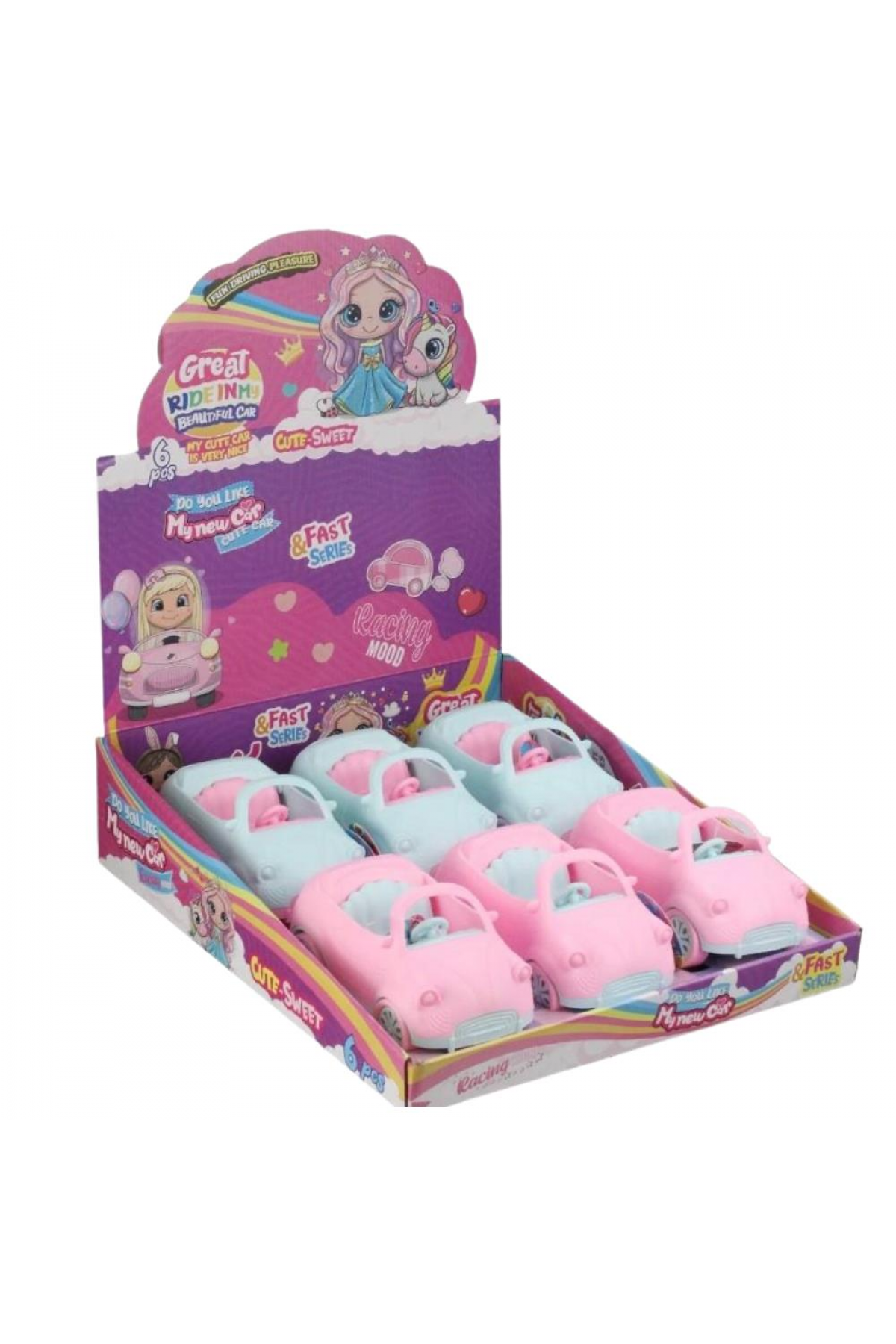 02619 - ANLİLY MİNİ ARABA 6LI STAND (Lisinya) 02619 - ANLİLY MİNİ ARABA (Lisinya)