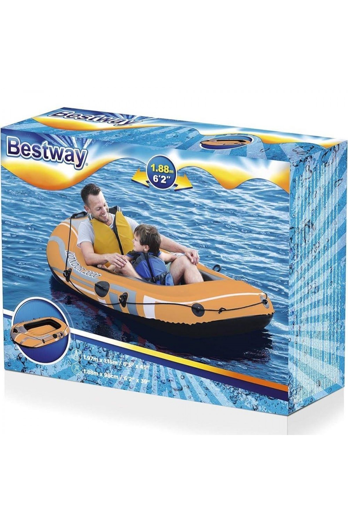 2 Kişilik Şişme Bot Hydroforce 196x114 Cm Bestway - 61100 (Lisinya) 2 Kişilik Şişme Bot Hydroforce 196x114 Cm Bestway - 61100 (Lisinya)
