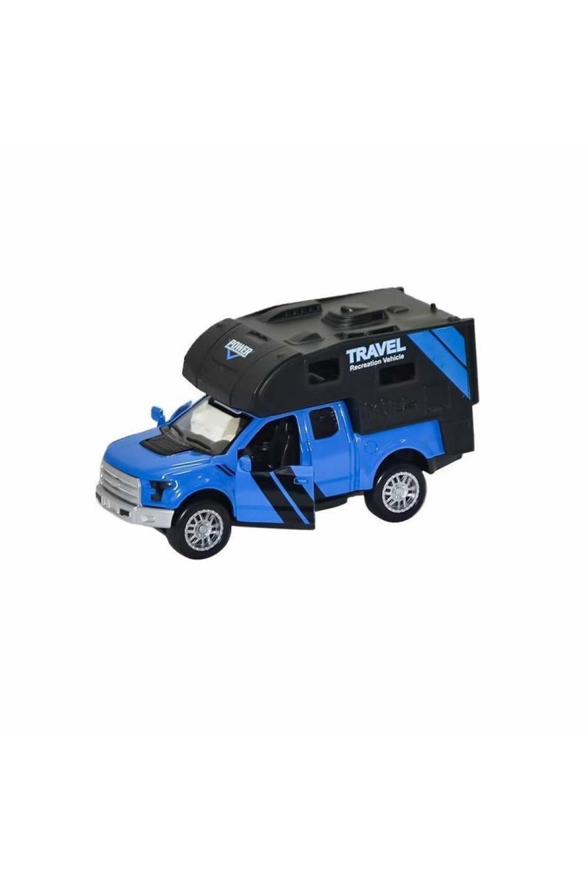 FY6022-12D -  Metal Çek Bırak Karavan Mavi (Lisinya)
