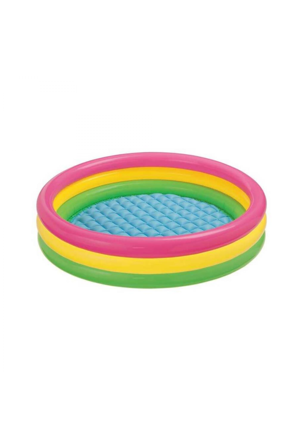 57412 - ŞİŞİRİLEBİLİR ZEMİN 3 BÖLGE HAVUZ 114 CM (Lisinya) Intex Şişirilebilir Zeminli 3 Boğumlu Sunset Havuz - 57412 v (Lisinya)