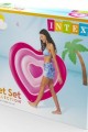 58727 - SEVGİLİ KALP ŞEKİLLİ YATAK 155 CM 6 (Lisinya) Intex Kalp Şekilli Ada Yatak 155cm - 58727 (Lisinya)