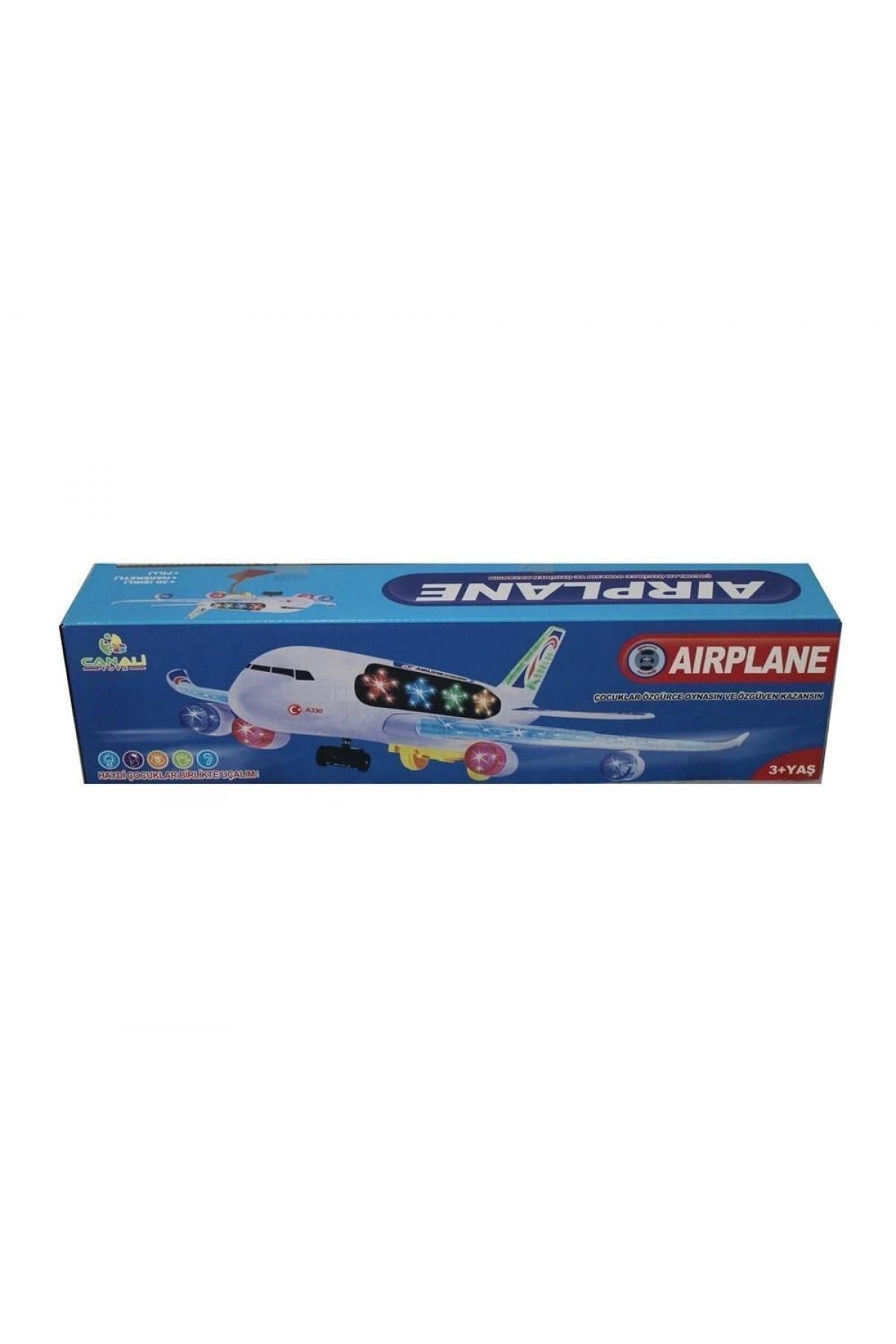 Çarp Dön Işıklı Sesli Büyük Uçak - CNL-A330 (Lisinya) Çarp Dön Işıklı Sesli Büyük Uçak - CNL-A330 (Lisinya)