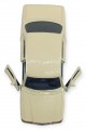 Çek Bırak Araba 1:32 Mercedes Benz W123 - 43686 - BEYAZ (Lisinya)