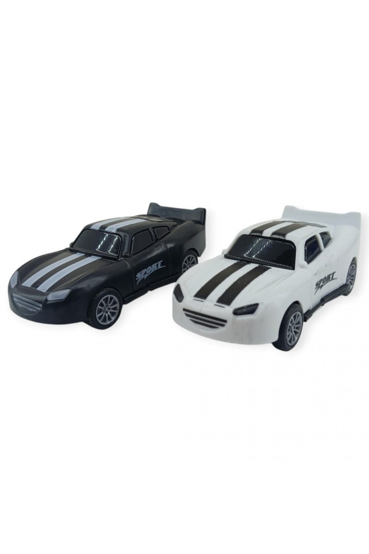 Çek Bırak Nascar Arabası 10.5 Cm - BP-035-SİYAH/BEYAZ (Lisinya)
