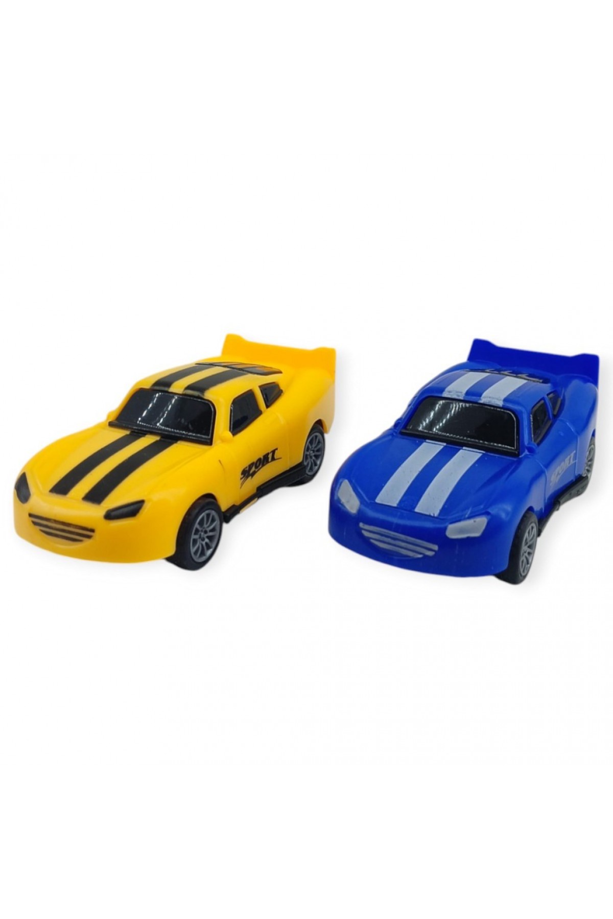 Çek Bırak Nascar Arabası 10.5 Cm - BP-035-SARI/MAVİ (Lisinya)