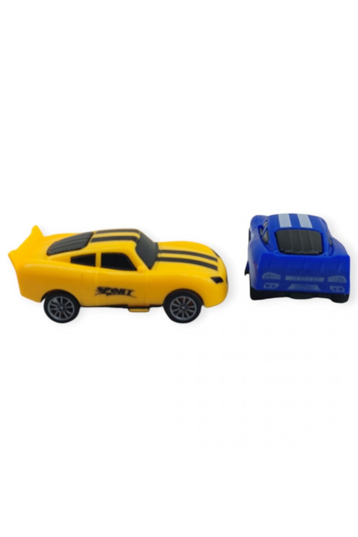 Çek Bırak Nascar Arabası 10.5 Cm - BP-035-SARI/MAVİ (Lisinya)
