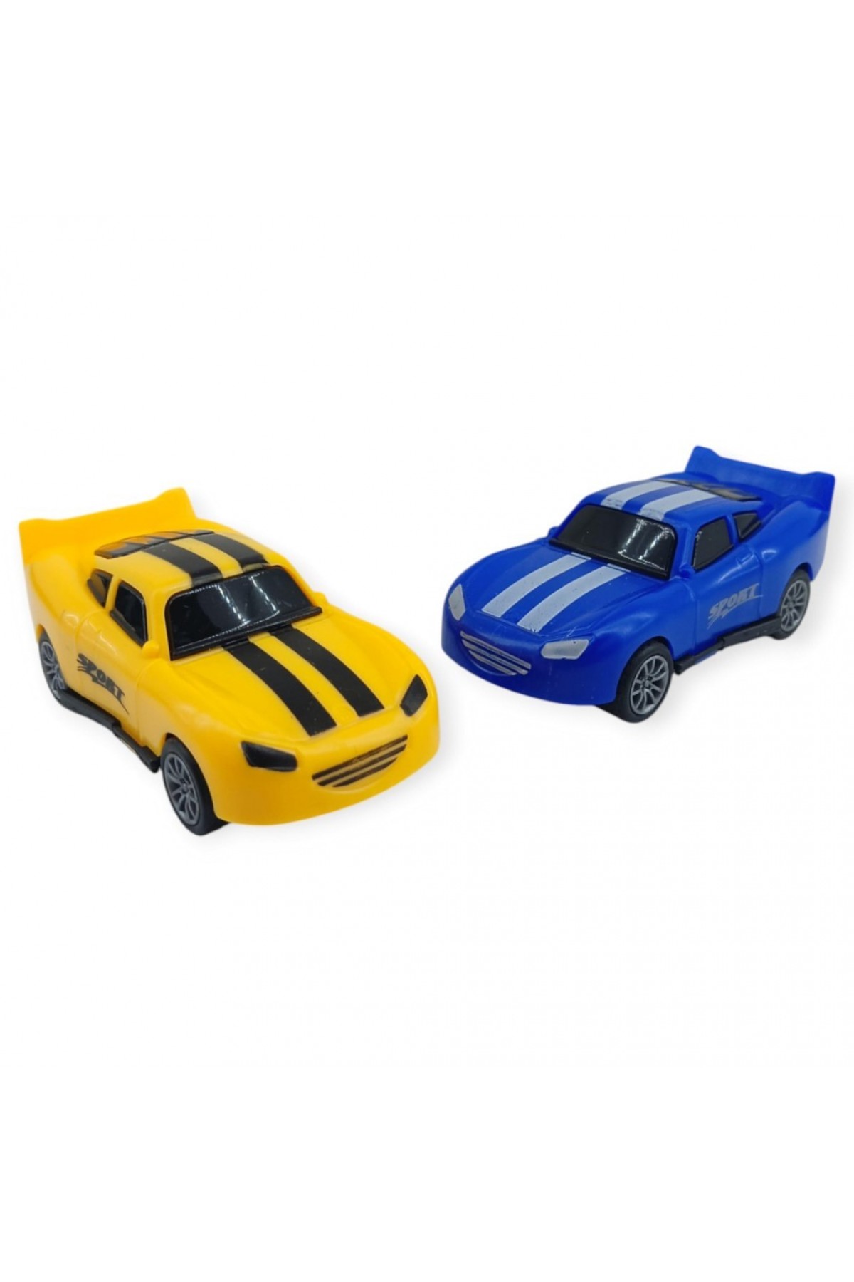 Çek Bırak Nascar Arabası 10.5 Cm - BP-035-SARI/MAVİ (Lisinya)