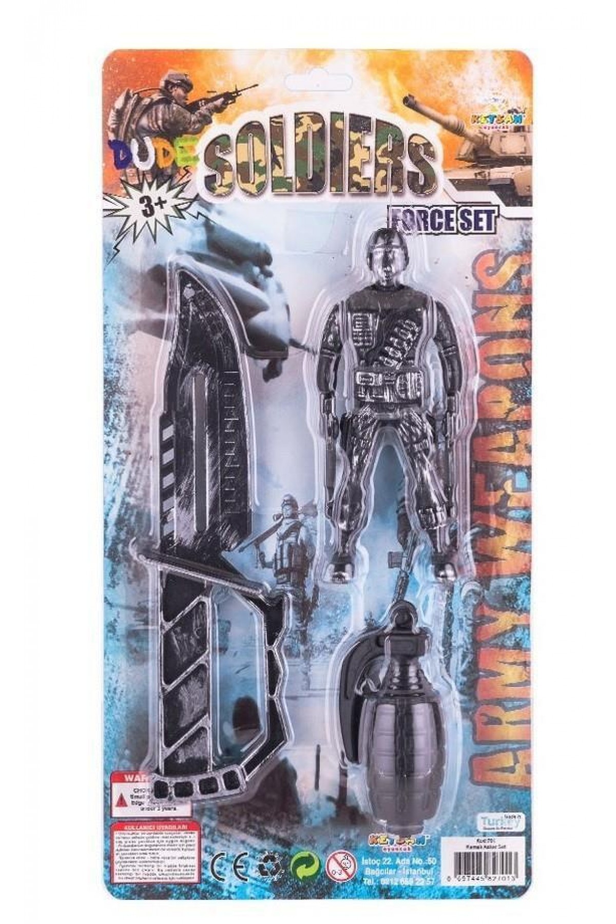 Kamalı Asker Seti - KS-701 (Lisinya)