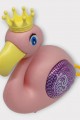 Kurmalı Işıklı Sevimli Flamingo - Pembe (Lisinya)