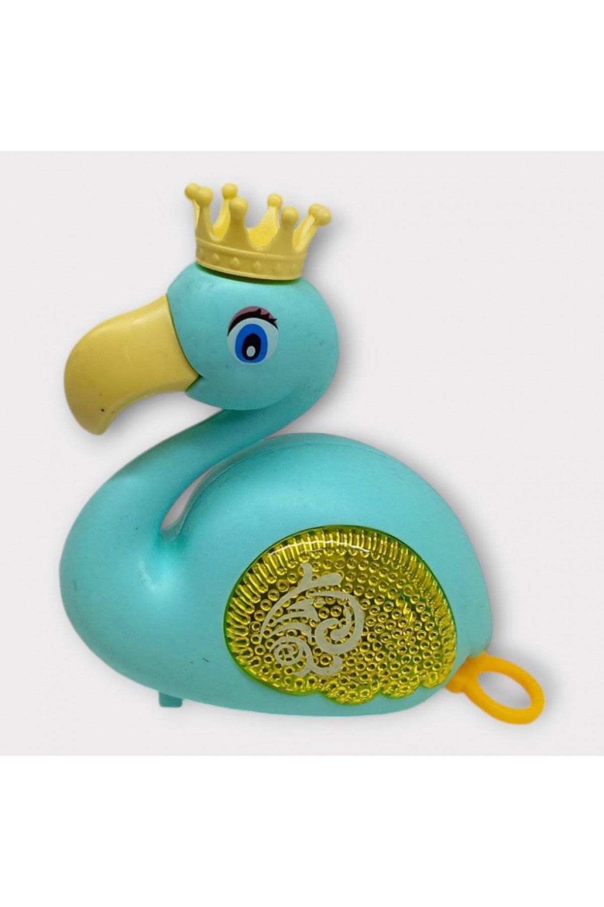Kurmalı Işıklı Sevimli Flamingo - Yeşil (Lisinya)