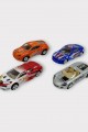Maxx Wheels 4 lü Metal Araç Seti - Spor Araba (Lisinya)