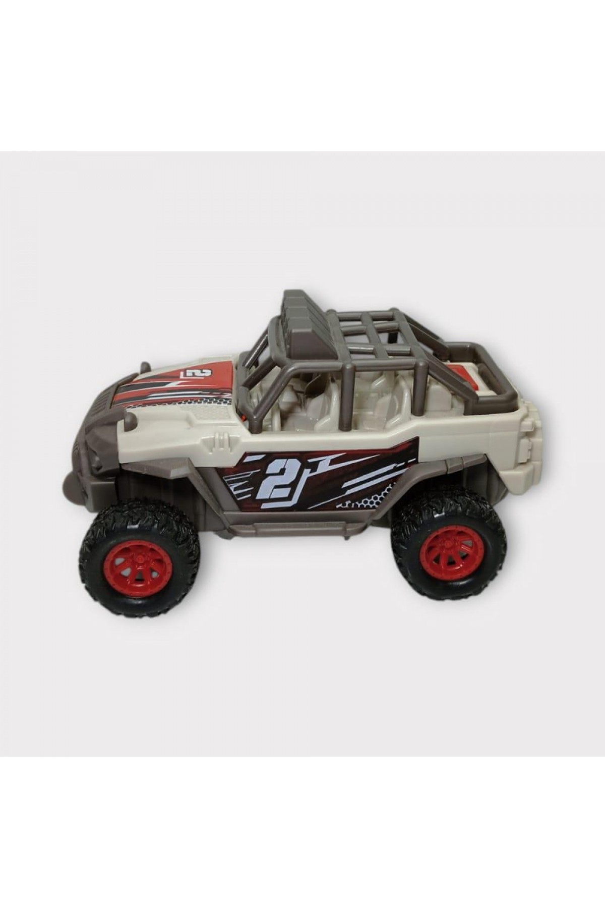 Maxx Wheels Sesli ve Işıklı Arazi Aracı Buggy - 666-18PA - Gri (Lisinya)