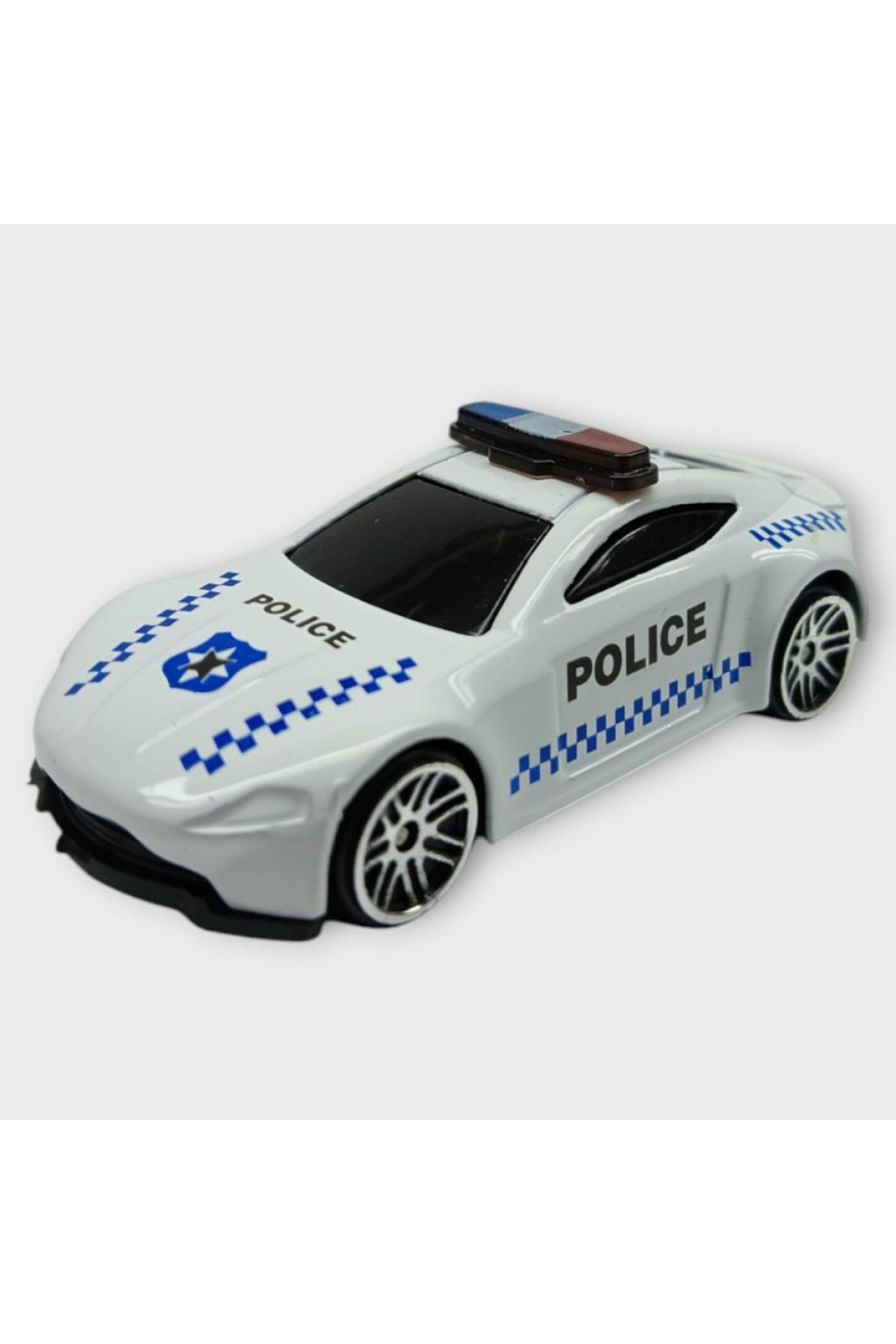 Metal Mini Polis Arabası 8 cm - Polis - 5 (Lisinya) Metal Mini Polis Arabası 8 cm - Polis - 5 (Lisinya)