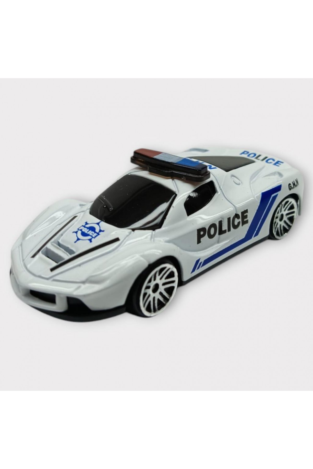Metal Mini Polis Arabası 8 cm - Polis - 7 (Lisinya) Metal Mini Polis Arabası 8 cm - Polis - 7 (Lisinya)