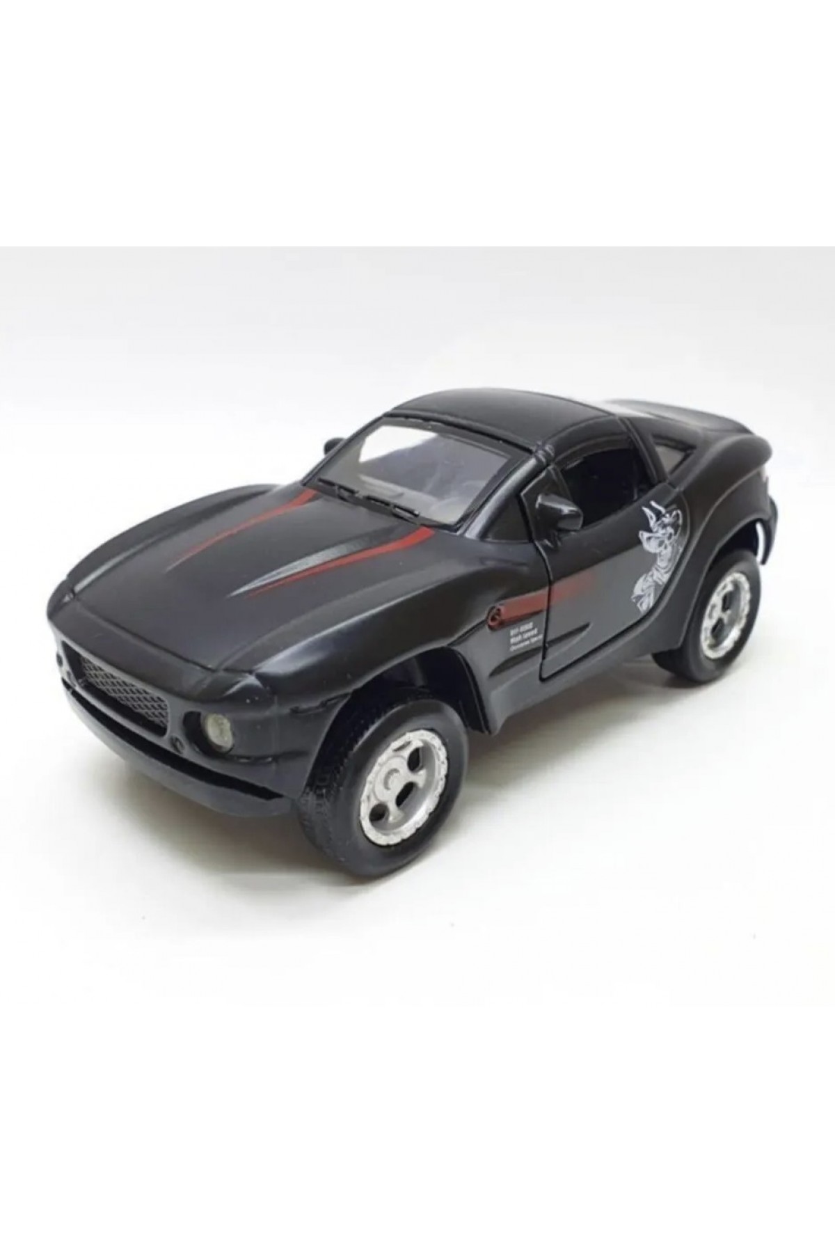 Mustang Çek Bırak Spor Araba - Işıklı Sesli Model - FY6148-12D-Siyah (Lisinya)