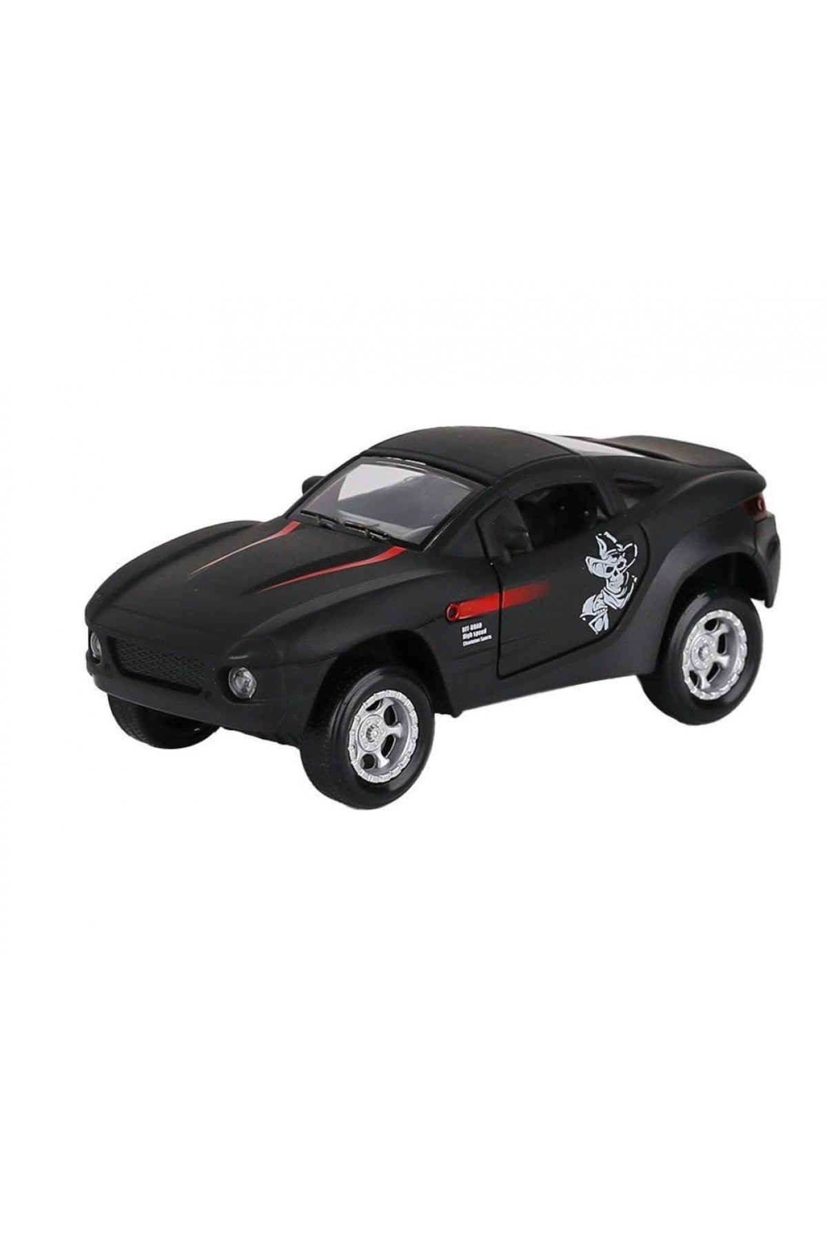 Mustang Çek Bırak Spor Araba - Işıklı Sesli Model - FY6148-12D-Siyah (Lisinya)