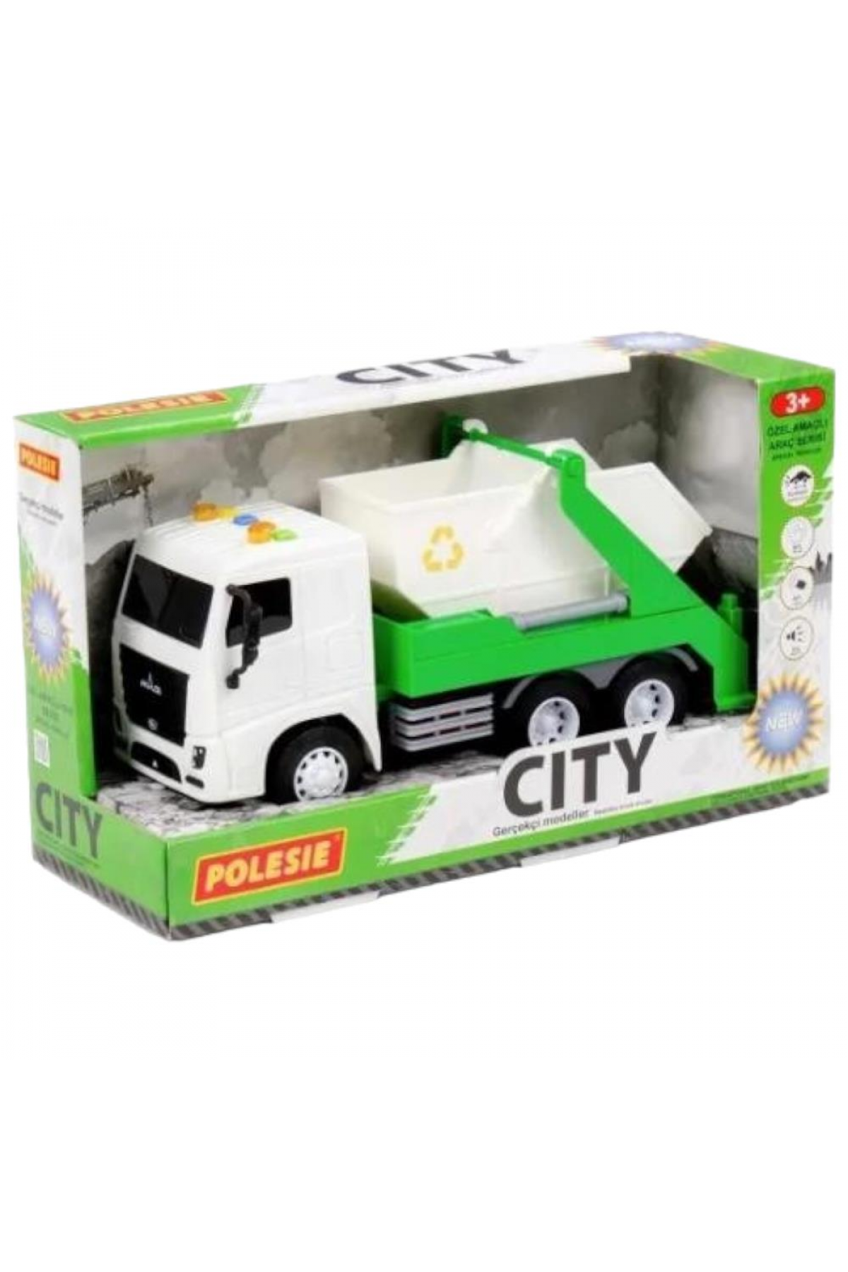 Sürtmeli Çöp Arabası Konteyner Taşıyıcı - POL-96326  (Lisinya)