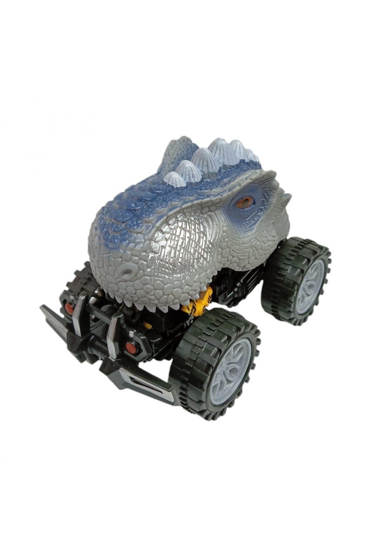 Sürtmeli Dinazor Robota Dönüşen Araba 14 Cm - Gri (Lisinya)