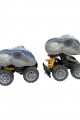 Sürtmeli Dinazor Robota Dönüşen Araba 14 Cm - Gri (Lisinya)