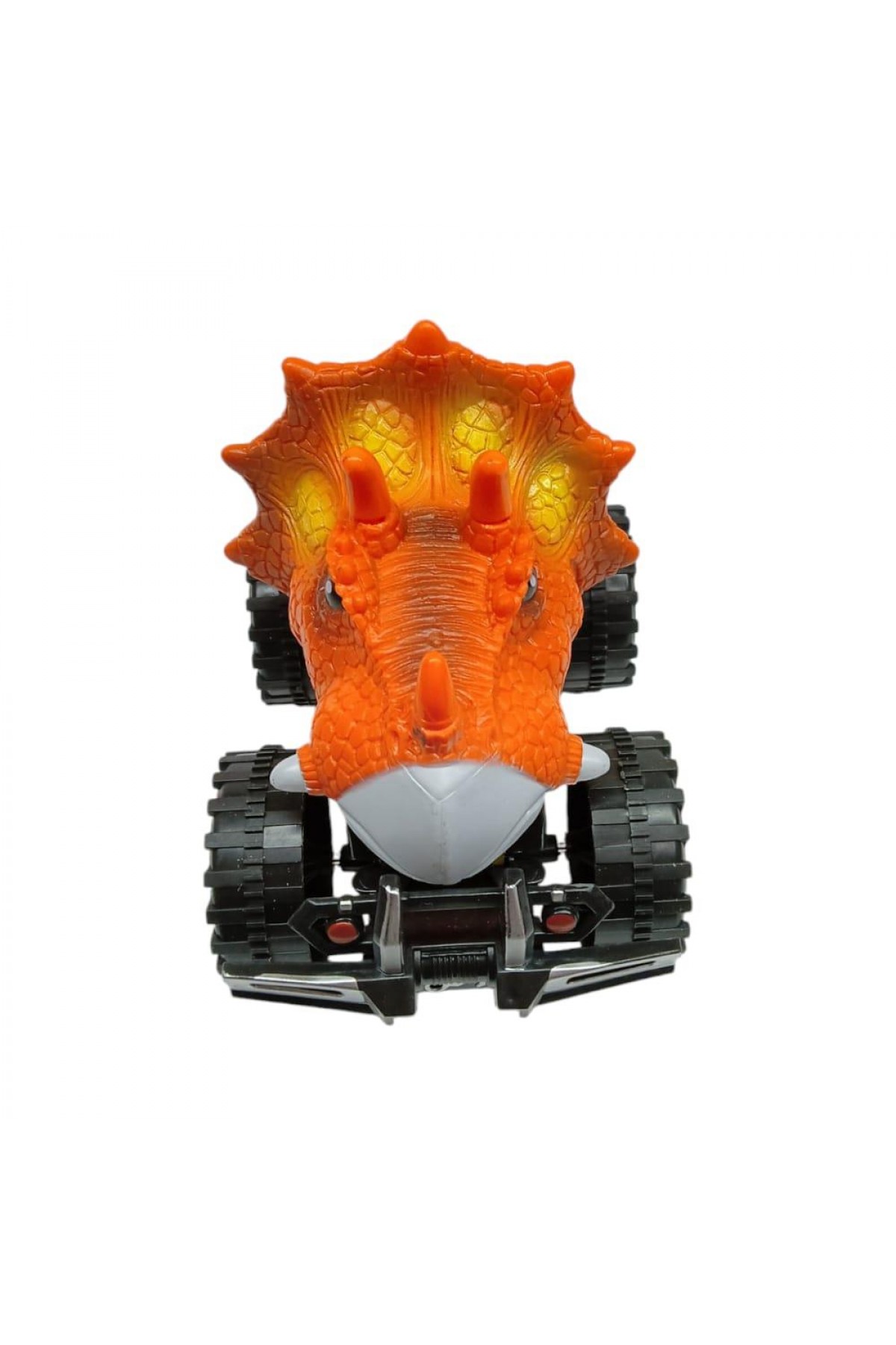 Sürtmeli Dinazor Robota Dönüşen Araba 14 Cm - Turuncu (Lisinya)