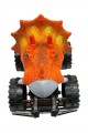 Sürtmeli Dinazor Robota Dönüşen Araba 14 Cm - Turuncu (Lisinya)