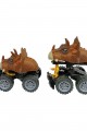 Sürtmeli Dinazor Robota Dönüşen Araba 14 Cm - Kahverengi (Lisinya)