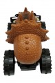 Sürtmeli Dinazor Robota Dönüşen Araba 14 Cm - Kahverengi (Lisinya)