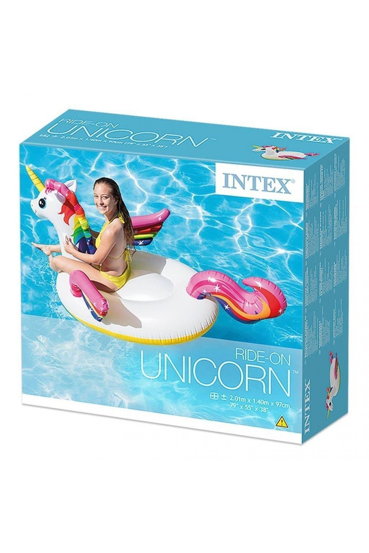 Pegasus Binici Ada 201x140 x79 Cm İntex - 57561 (Lisinya) Pegasus Binici Ada 201x140 x79 Cm İntex - 57561 (Lisinya)