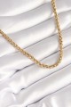 316L Çelik Gold Renk Burgu Zincir Model Kadın Kolye - Lisinya