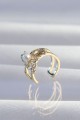 Pirinç Gold Renk İncili Ahtapot Earcuff Küpe - Lisinya