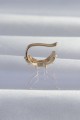 Pirinç Gold Renk Zirkon Taş Kaplama Earcuff Küpe - Lisinya