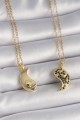 316L Çelik Gold Renk Zincir Zirkon Taşlı Ying Yang Model Gün Batımı İşlemeli Arkadaşlık Kadın Kolye - Lisinya 316L Çelik Gold Renk Zincir Zirkon Taşlı Ying Yang Model Gün Batımı İşlemeli Arkadaşlık Kadın Kolye - Lisinya