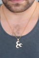Gold Renk Metal 3 Hilal Figürlü Erkek Kolye - Lisinya Gold Renk Metal 3 Hilal Figürlü Erkek Kolye - Lisinya
