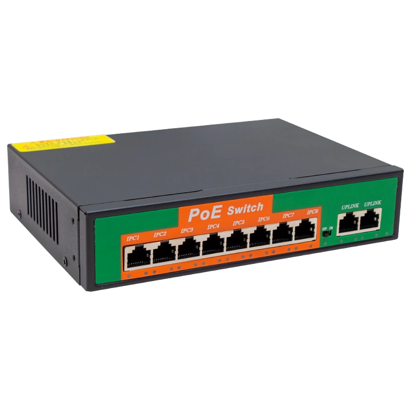 8+2 Port 10/100 Mbps 96 Watt Poe Ethernet Swıtch ( Lisinya )