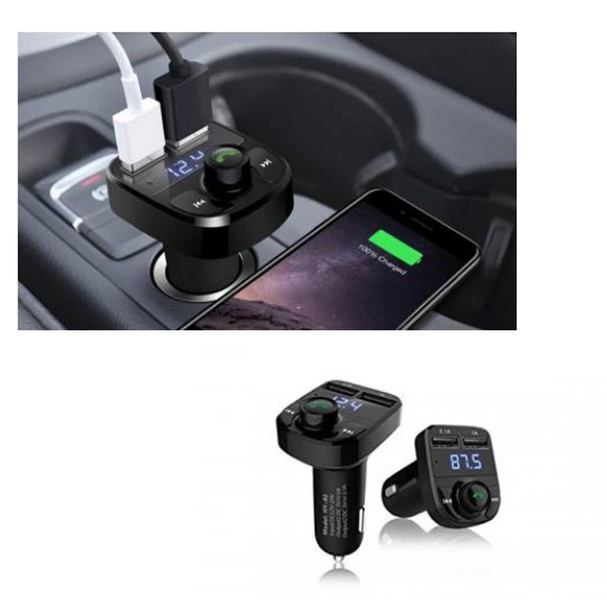 Bluetooth Fm Transmitter Car X8 ( Lisinya )