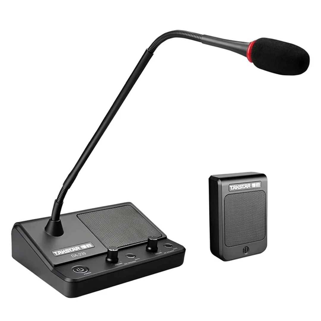 Da-239 Intercom Çift Yönlü Vezne Gişe Mikrofon Seti ( Lisinya )